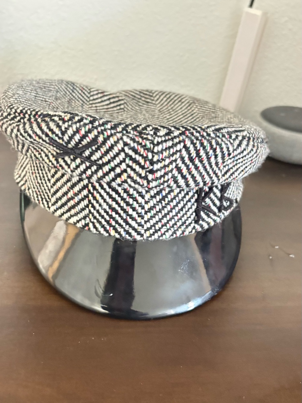 Ruslan Baginskiy Herringbone Baker Boy Cap